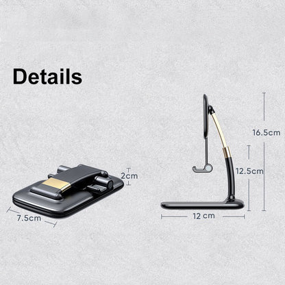 1286 Phone Holder For Table Foldable Universal Mobile Stand For Desk - Zidbik