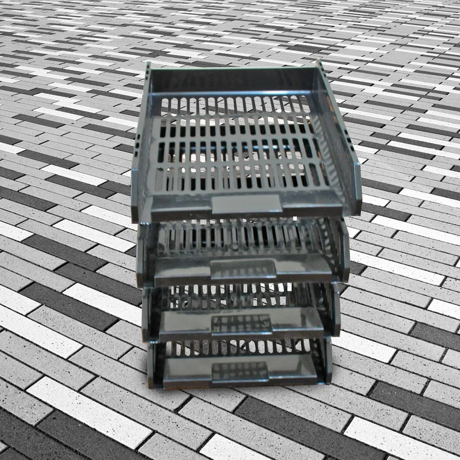 8865 File Cabinets Storage Rack Magazine Newspaper Rack Filing Cabinet Four-layer File Rack Stacking Rack Desktop File Storage Rack Office Data File Rack Drawer Type Classification Cabinet Desktop File Holder Organizer For Office (4 Layer) - Zidbik