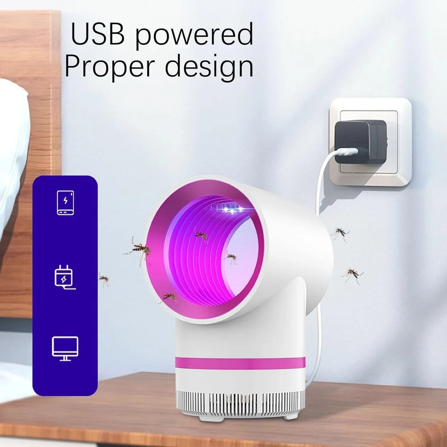 Usb Electric Mosquito Killer Lamp - Zidbik