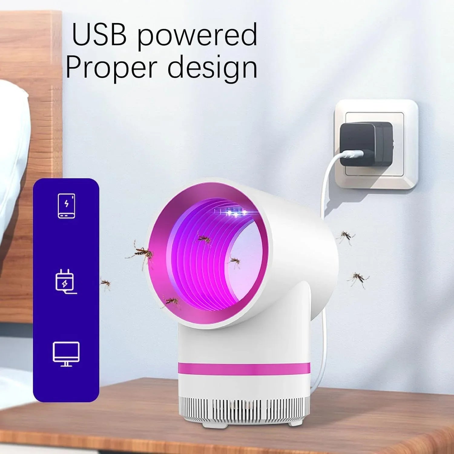 Usb Electric Mosquito Killer Lamp - Zidbik