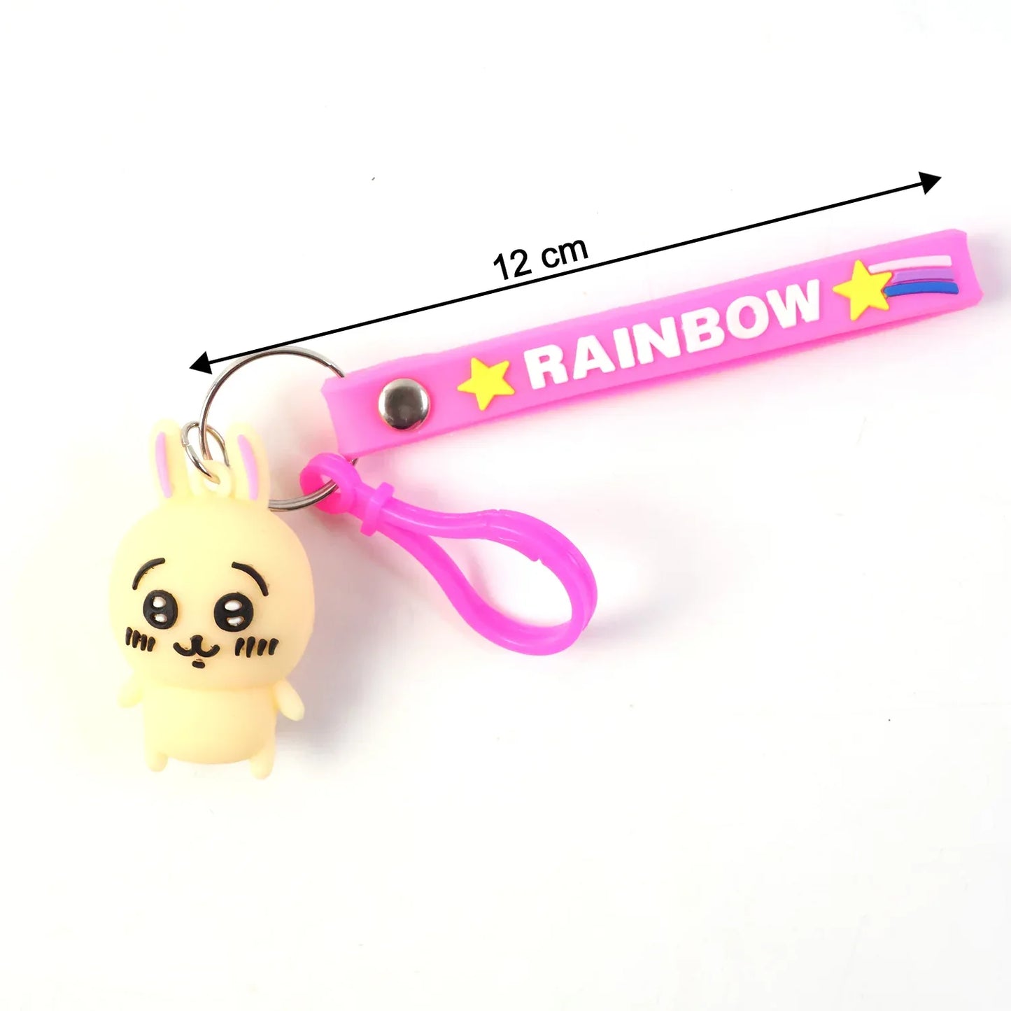 Cute Bunny Character Keychain (1 Pc) - Zidbik
