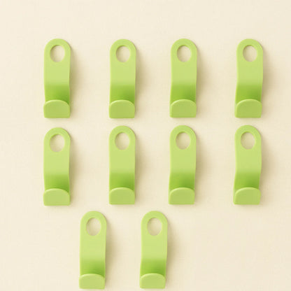 Multipurpose Plastic Hanger Hooks (10 Pc) - Zidbik