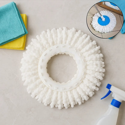 Microfiber Spin Mop Refill Head 360 Rotating Mop (1 Pc) - Zidbik