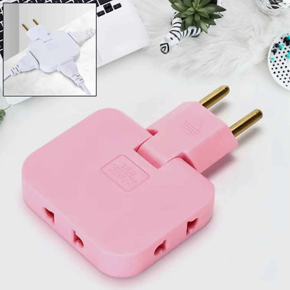 Wireless 3 In 1 Foldable Wall Plug Adapter  Socket  Converter (1 Pc) - Zidbik