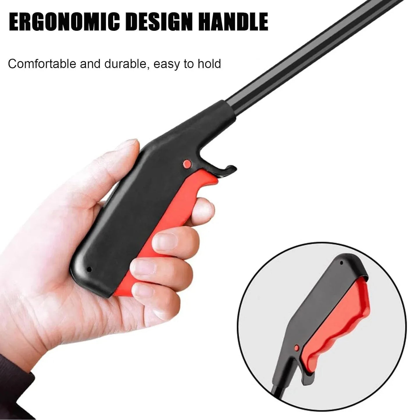 Tool Pick Up Stick For Elderly Robust Gripping Tool For Outdoor Cleaning (1 Pc Big) - Zidbik