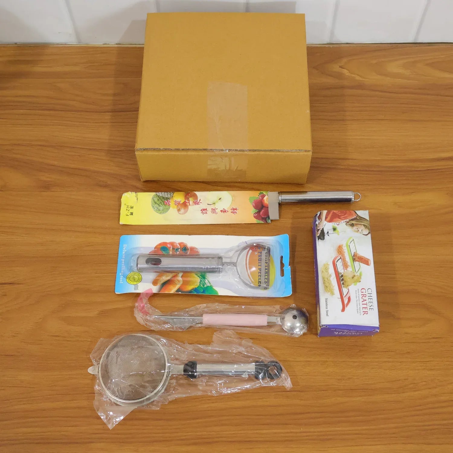 5 In 1 Multipurpose Kitchen Tool Combo Set (1 Set) - Zidbik