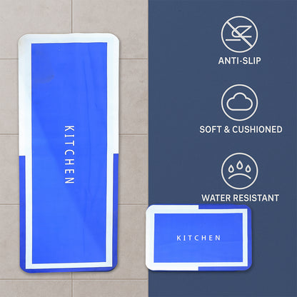 Premium Anti-slip Kitchen Floor Mat  (1 Set) - Zidbik