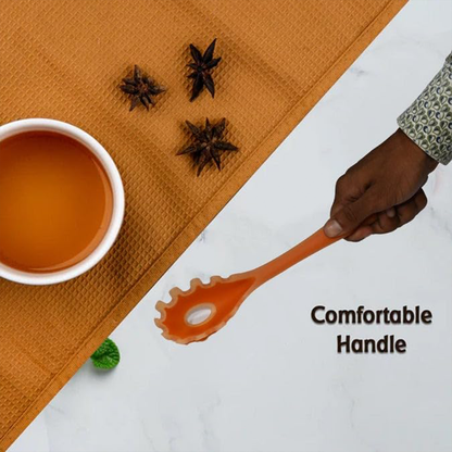 Multipurpose Silicone Spoon Silicone Basting Spoon Non-stick Kitchen Utensils Household Gadgets Heat-resistant Non Stick Spoons Kitchen Cookware Items For Cooking And Baking (6 Pcs Set) - Zidbik