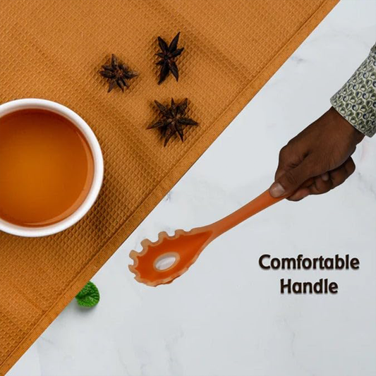 Multipurpose Silicone Spoon Silicone Basting Spoon Non-stick Kitchen Utensils Household Gadgets Heat-resistant Non Stick Spoons Kitchen Cookware Items For Cooking And Baking (6 Pcs Set) - Zidbik