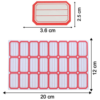 50 Sheets Self-adhesive Label Stickers - Zidbik