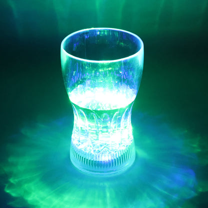 Plastic Fancy Led Light Glass 200 Ml (1 Pc) - Zidbik