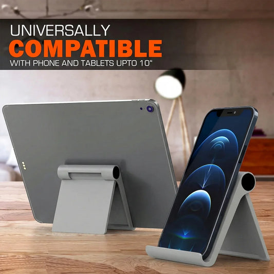 Plastic Foldable Desktop Mobile Stand (1 Pc) - Zidbik