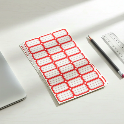 50 Sheets Self-adhesive Label Stickers - Zidbik
