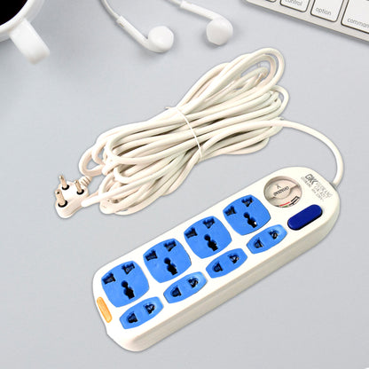 8 Socket Heavy Duty Power Extension Board (10 Mtr.  1 Pc) - Zidbik