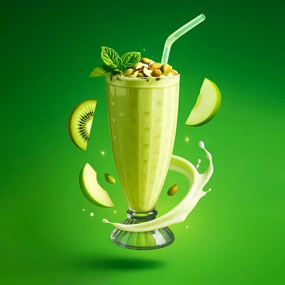 Supermom Transparent Plastic Milkshake Glass Set (400ml  6 Pc)