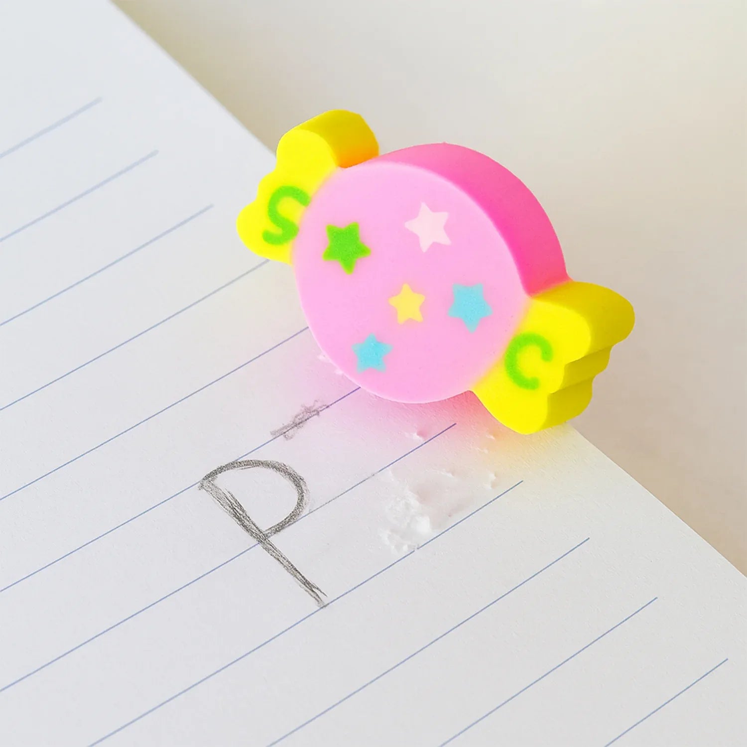 Fun Candy Design Pencil Set With Accessories Set (1 Set ) - Zidbik