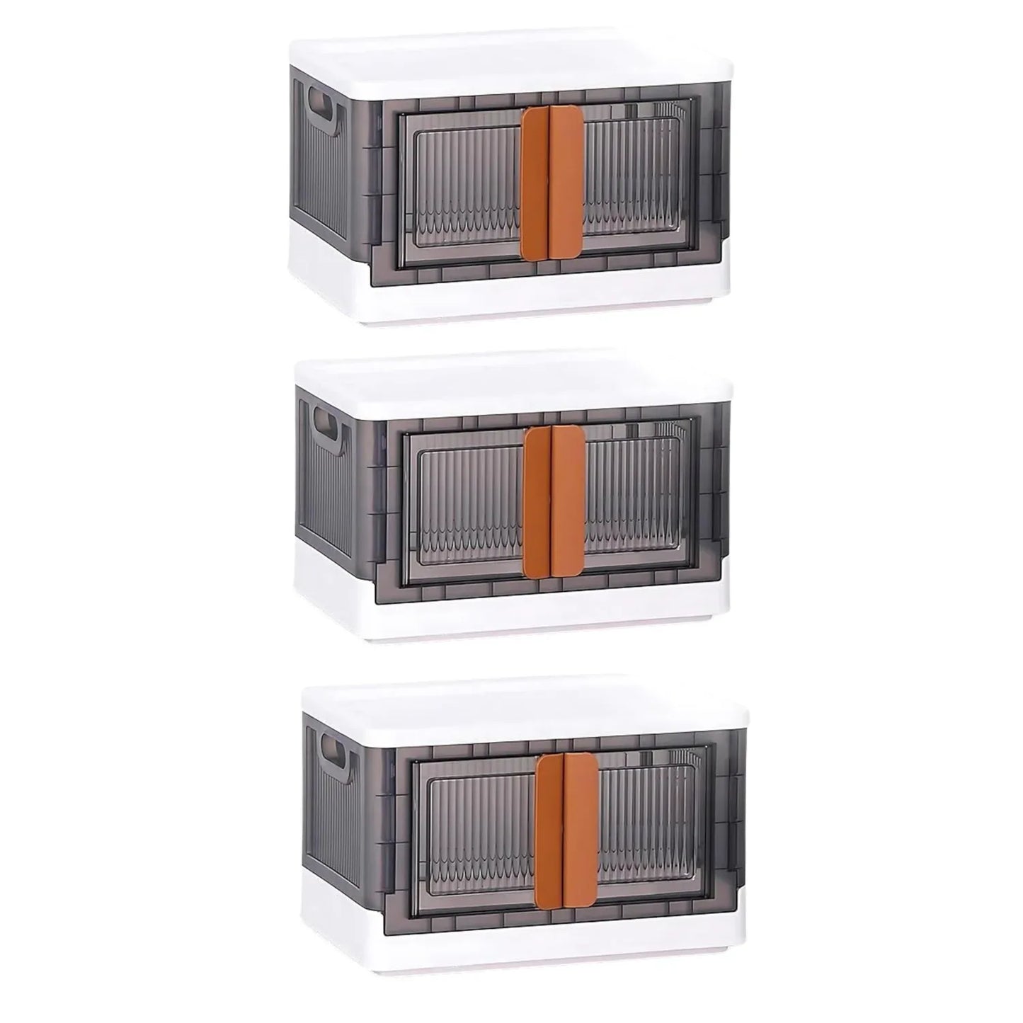 Plastic Folding Wardrobe Storage Organizer (3 Layer 1 Pc) - Zidbik