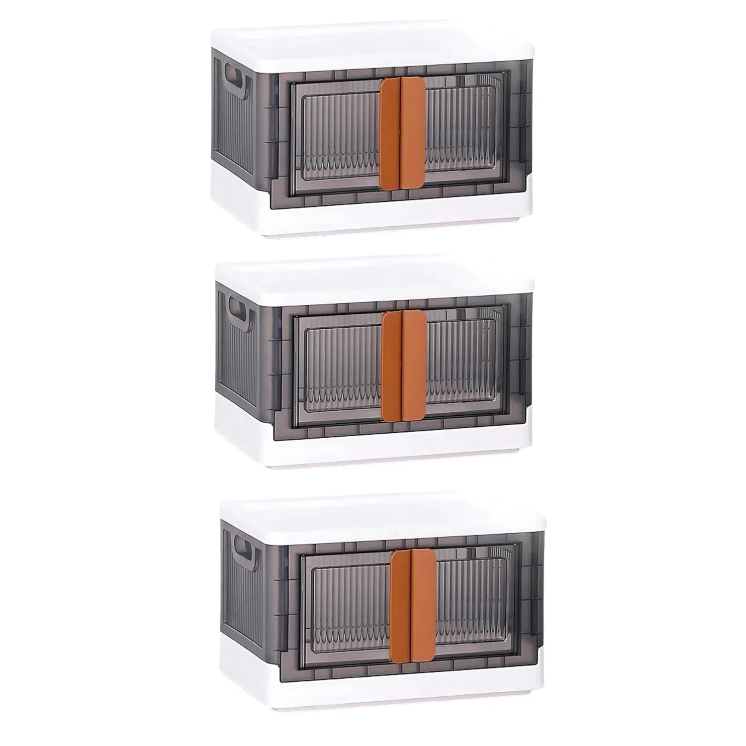 Plastic Folding Wardrobe Storage Organizer (3 Layer 1 Pc) - Zidbik