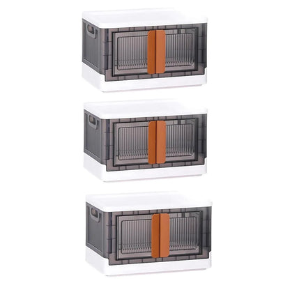 Plastic Folding Wardrobe Storage Organizer (3 Layer 1 Pc) - Zidbik
