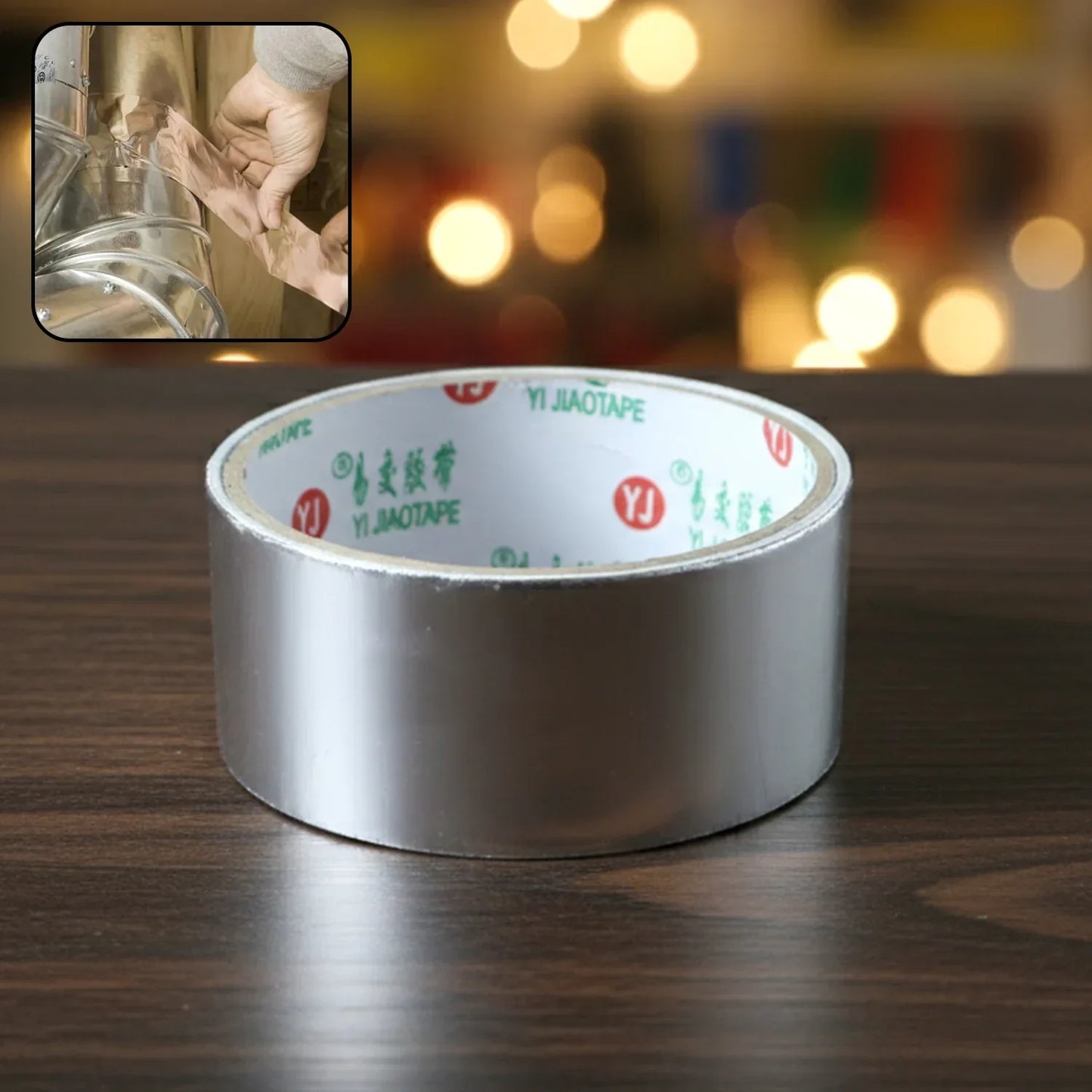 Heavy-duty Aluminium Foil Adhesive Tape 8540 Mm (1 Pc) - Zidbik