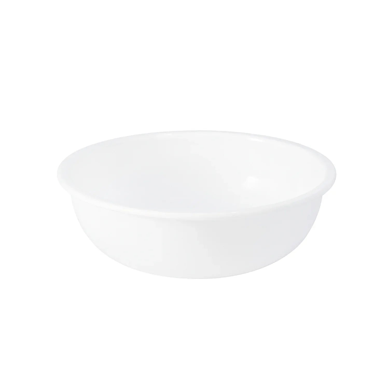 Plastic 6 Inch White Round Deep Serving Bowl (1 Pc) - Zidbik