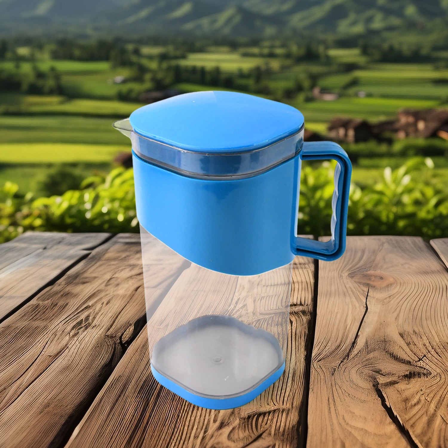 Urban Jug 1.8 Litre  Bpa-free Plastic Water  Juice Jug With Lid And Handle - Zidbik