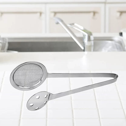 Apex Stainless Steel Skimmer Serving Tong - Zidbik