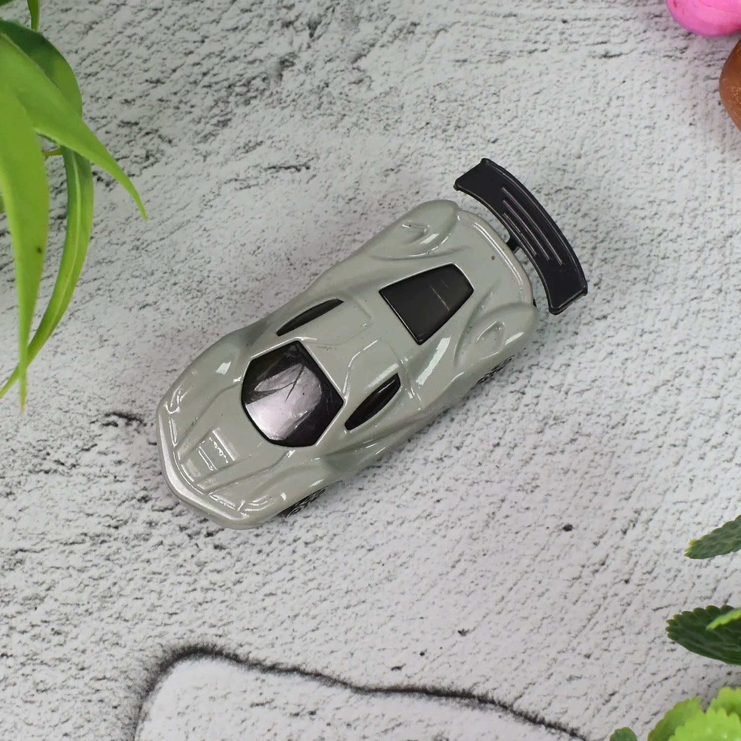 Metal Mini Car Toy Free Wheel Toy Vehicle (Multicolor 1 Pc) - Zidbik
