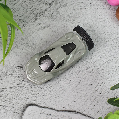 Metal Mini Car Toy Free Wheel Toy Vehicle (Multicolor 1 Pc) - Zidbik