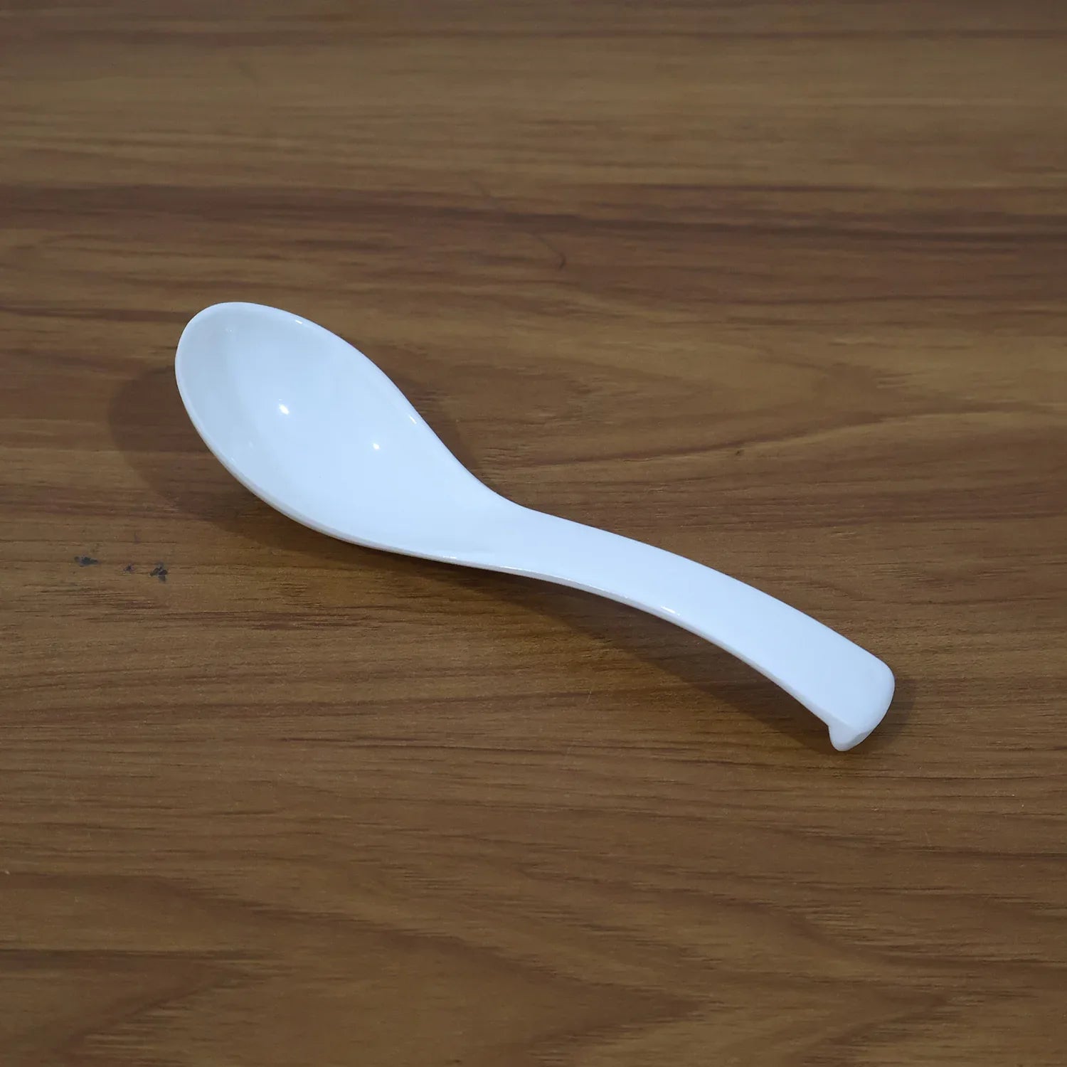 Plastic Soup Spoon Deep Bowl (1 Pc White) - Zidbik