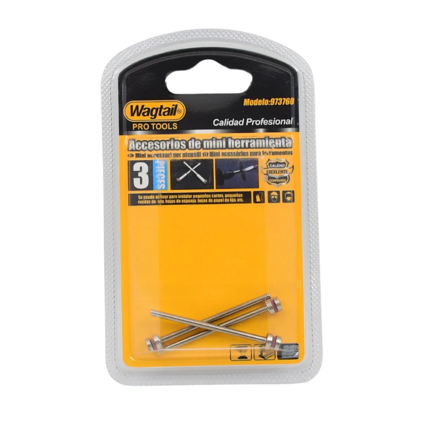 Cut-off Wheel Screw Mandrels Shank Dia Cutting Disc Holder (3 Pcs Set) - Zidbik