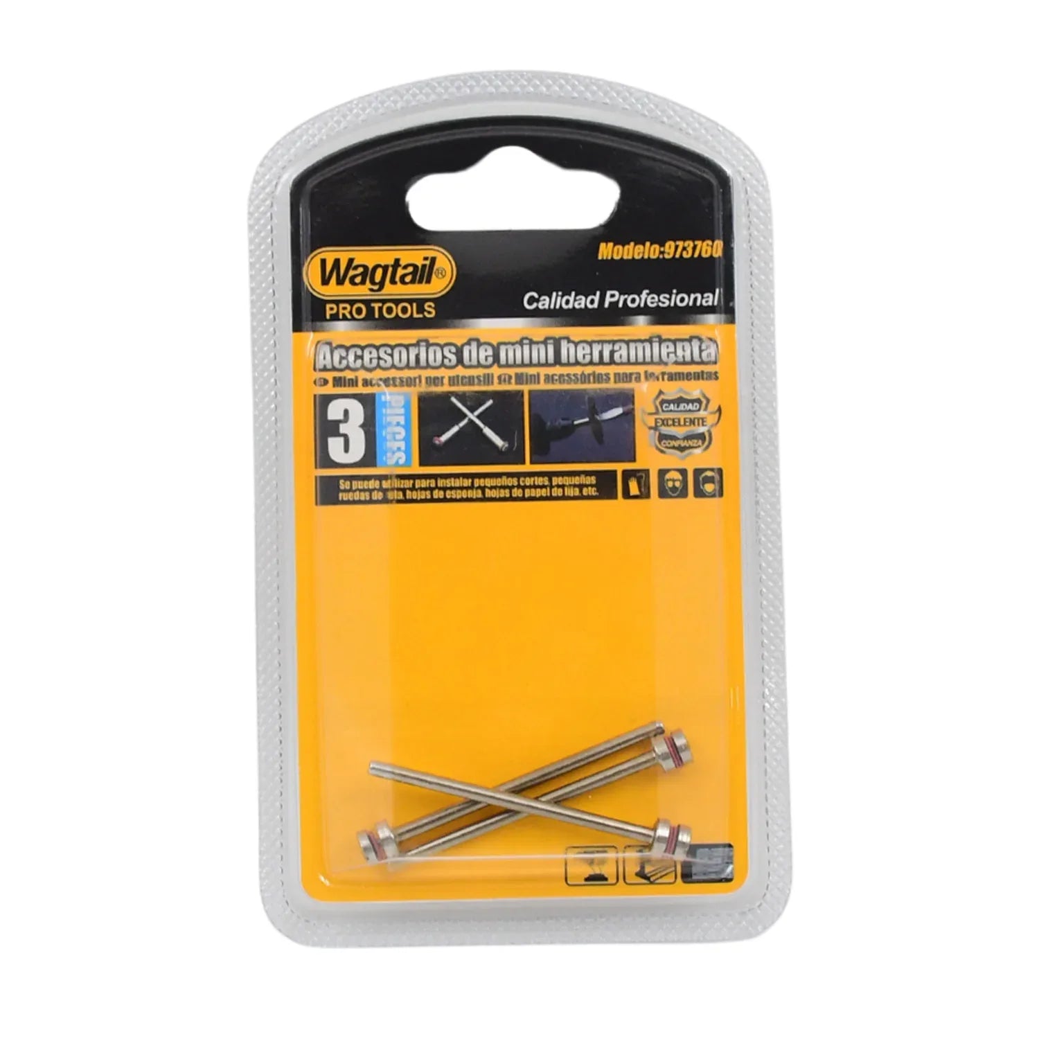 Cut-off Wheel Screw Mandrels Shank Dia Cutting Disc Holder (3 Pcs Set) - Zidbik