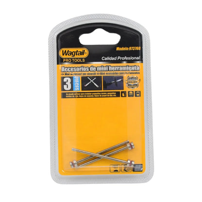 Cut-off Wheel Screw Mandrels Shank Dia Cutting Disc Holder (3 Pcs Set) - Zidbik