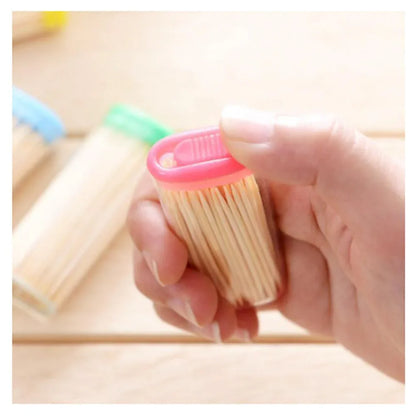 1095 Bamboo Toothpicks With Dispenser Boxq - Zidbik