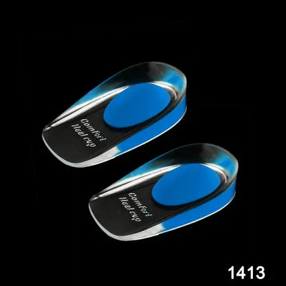 1413 Gel Heel Cups Silicon Heel Pad For Heel Ankle Pain - Zidbik