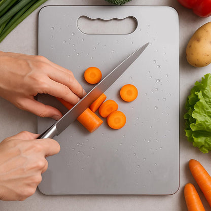 Supermom Medium Stello Stainless Steel Chopping Board - Zidbik