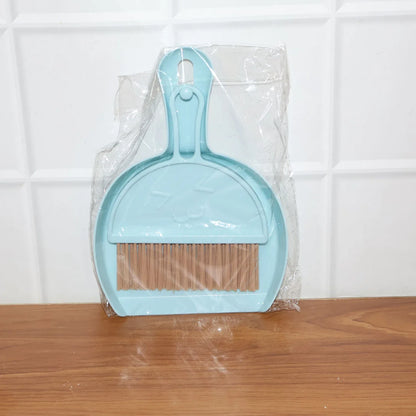 2-in-1 Mini Cleaning Dustpan Hand Brush Set (1 Set) - Zidbik