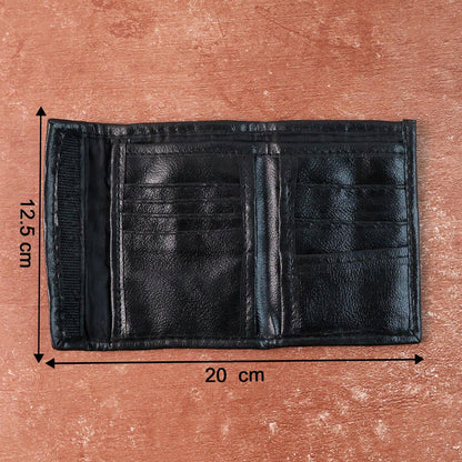 Premium Genuine Bi-fold Wallet (1 Pc) - Zidbik