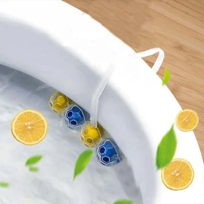 Toilet Cleaning Balls With Automatic Toilet Bowl Cleaner 1 Set - Zidbik