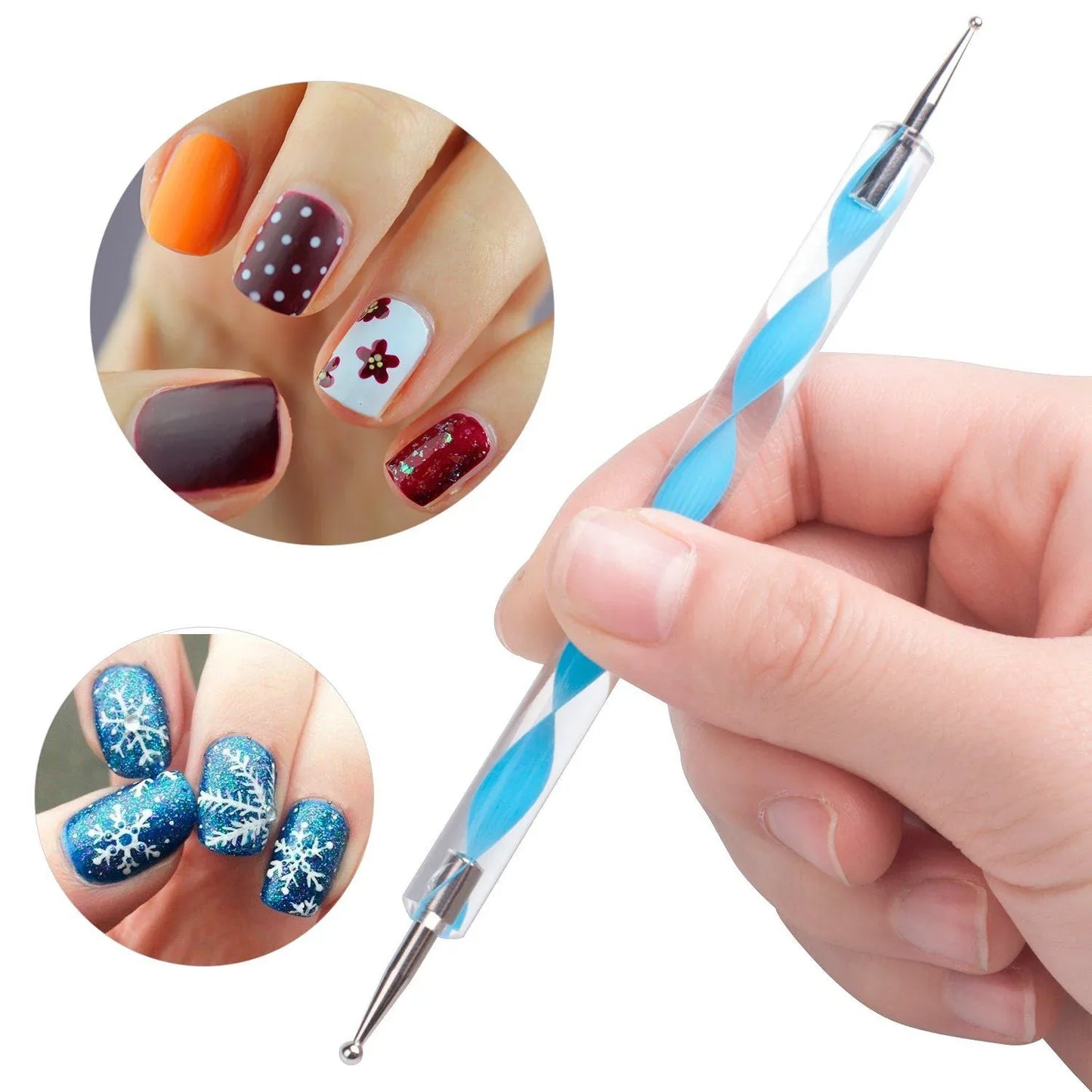 6020 Nail Art Point Pen And Set Used By Womens And Ladies For Their Fashion Purposes. - Zidbik