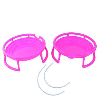 Plastic Water Pot Stand Set (2 Pc) - Zidbik