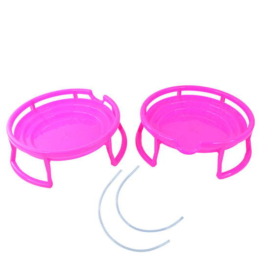 Plastic Water Pot Stand Set (2 Pc) - Zidbik