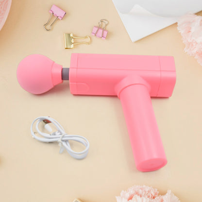 Massage Gun Deep Relax Powerful Muscle Massager Usb Chargeable (1 Pc) - Zidbik