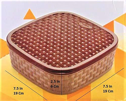 2198 Masala Rangoli Box Dabba For Keeping Spices - Zidbik