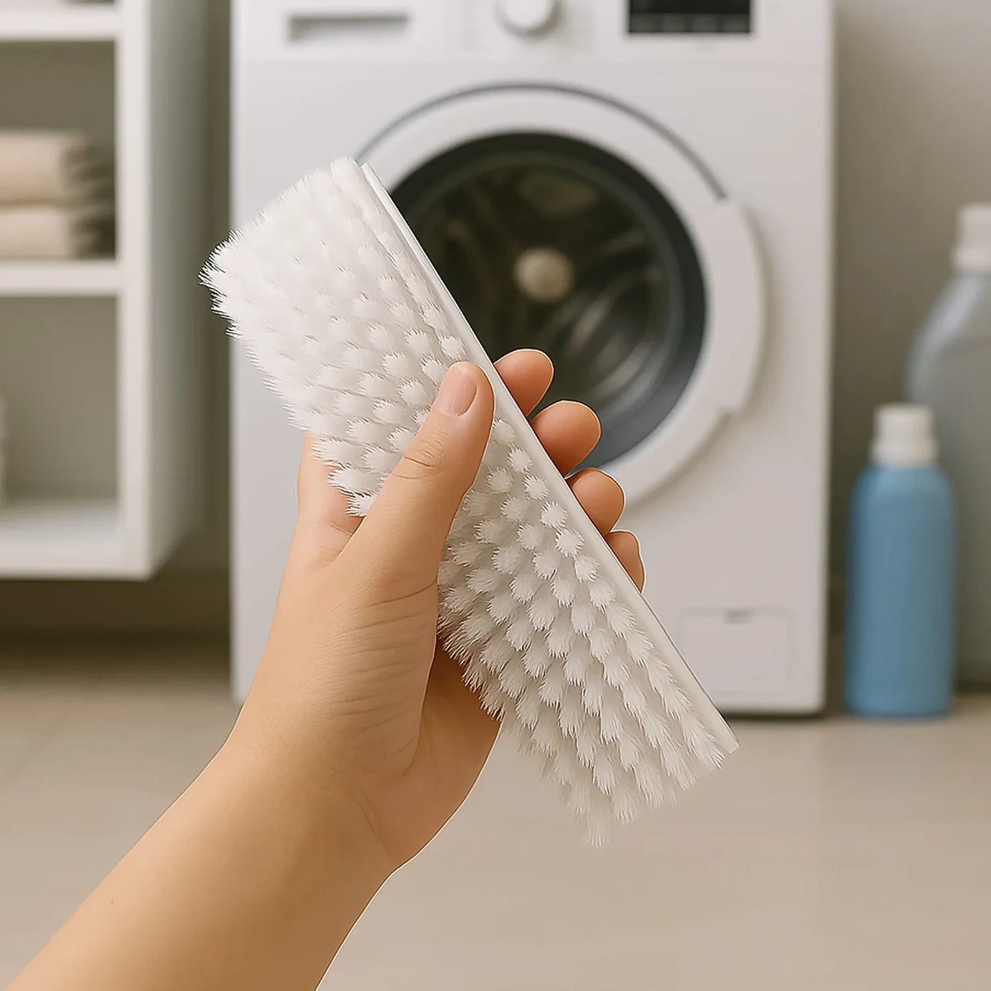 Veepee 6-piece Washing And Cleaning Scrub Brush Set (Multi-color Bristles) - Zidbik