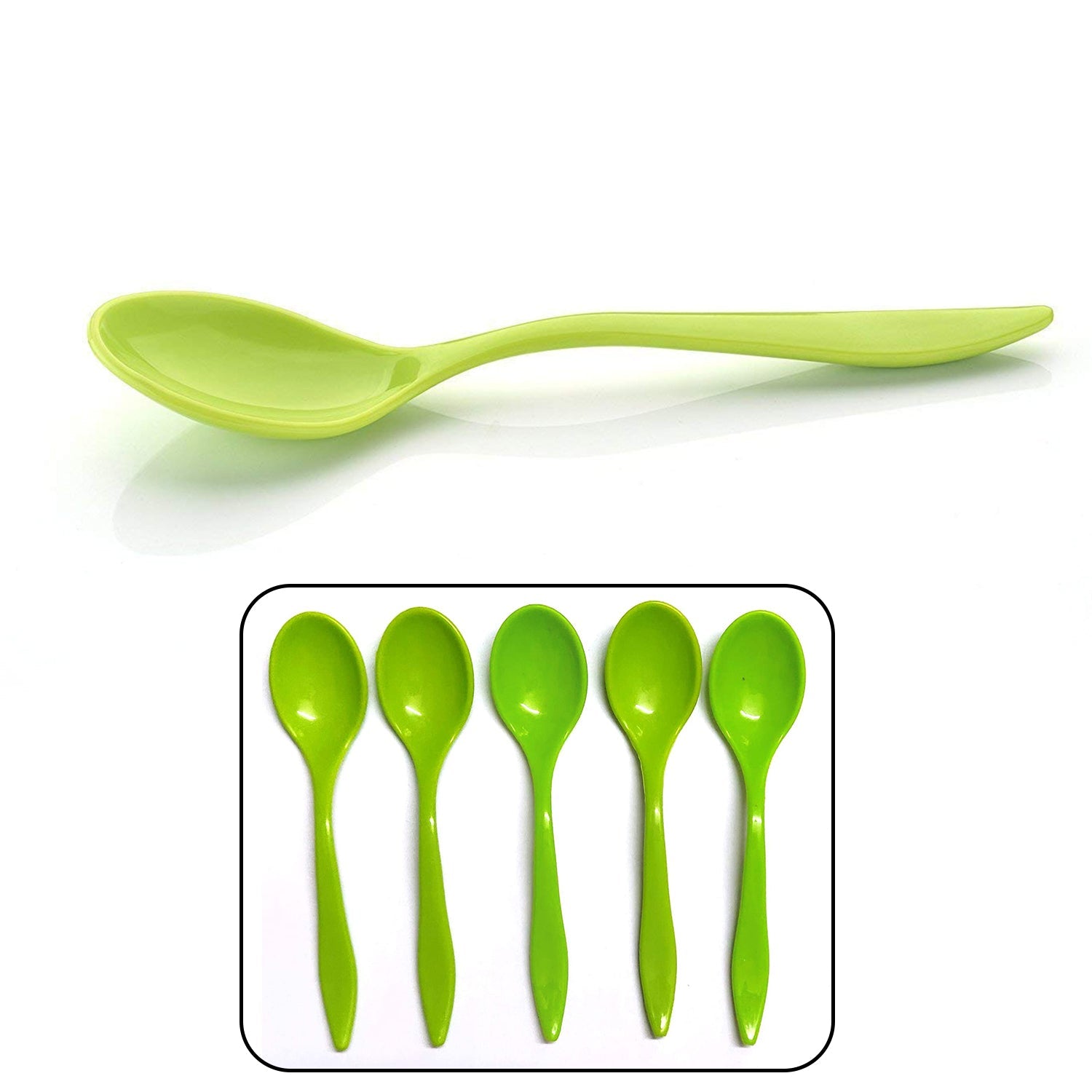 0112a Fancy Spoon Used While Eating And Serving Food Stuffs Etc. - Zidbik