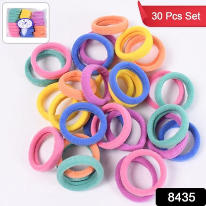 Mini Hair Ties Mini Hairlines Mini Hairbands (30 Pcs Set) - Zidbik