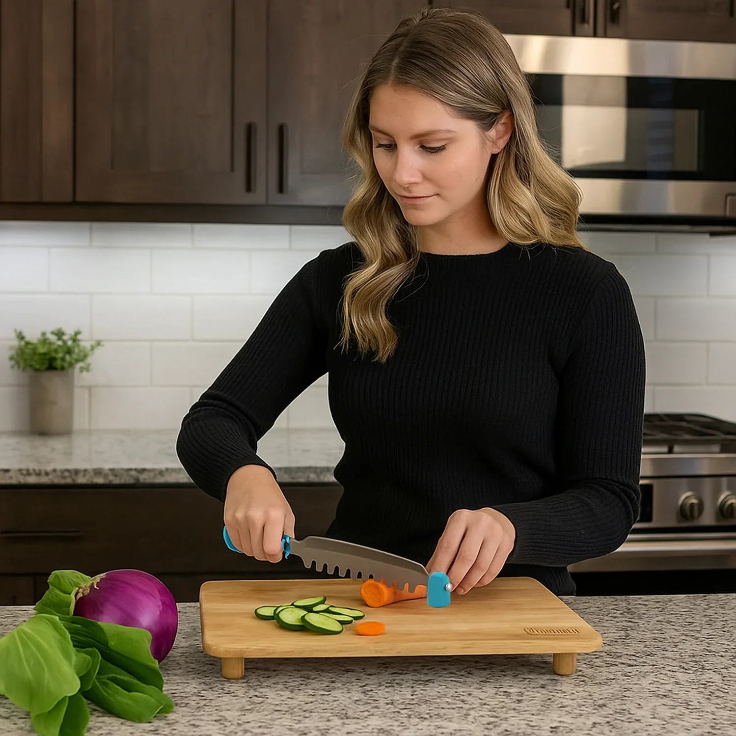 Supermom Wooden Craft Cutting And Chopping Board (1 Pc) - Zidbik
