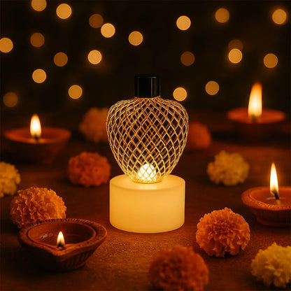 Decorative Apple Shape Led Tealight Candles (12 Pc) - Zidbik