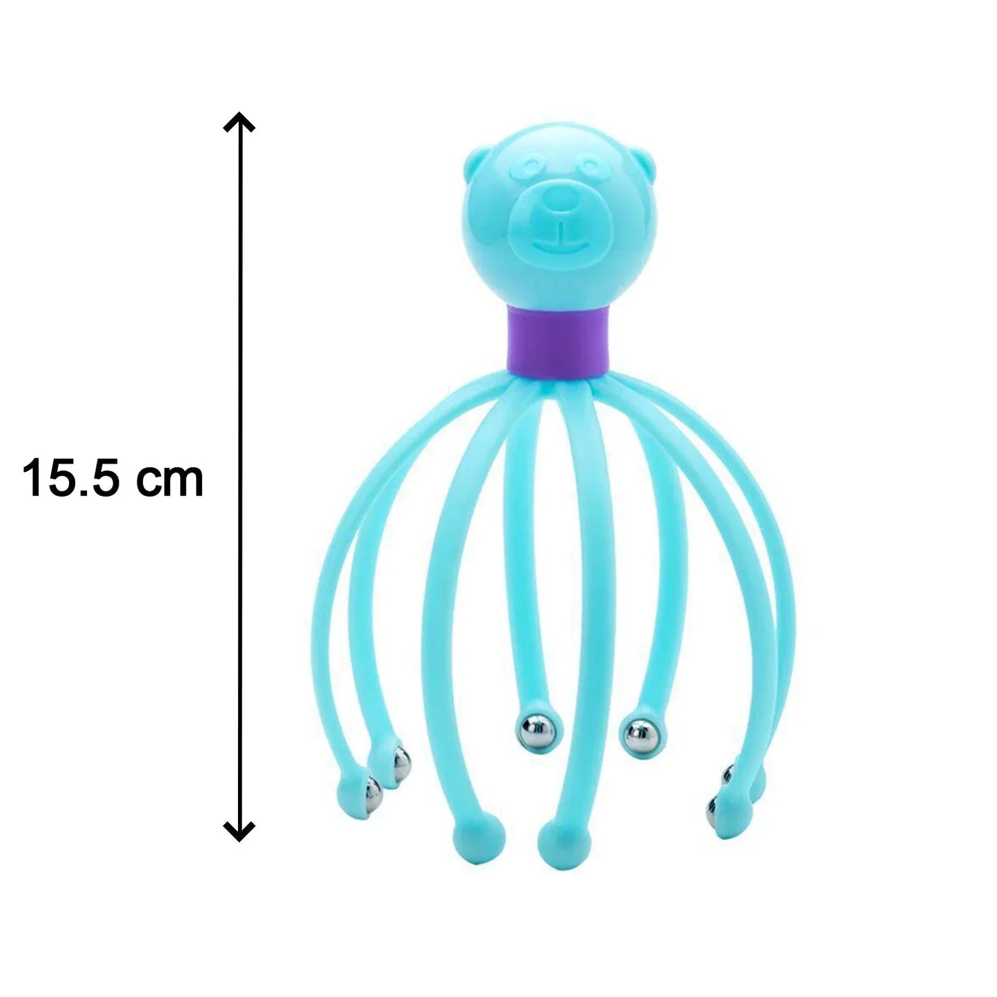 6098 Octopus Stress Relief Therapeutic Scalp Massager - Zidbik
